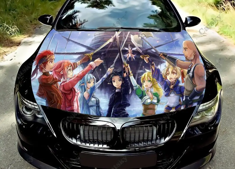 Sword Art Online Anime Car Hood Vinyl Sticker Wrap Engine Cover Decal Color Graphic Fit Any Auto Accessories Protective Film
Sword Art Online Anime Car Hood Vinyl Sticker Wrap Engine Cover Decal Color Graphic Fit Any Auto Accessories Protective Film