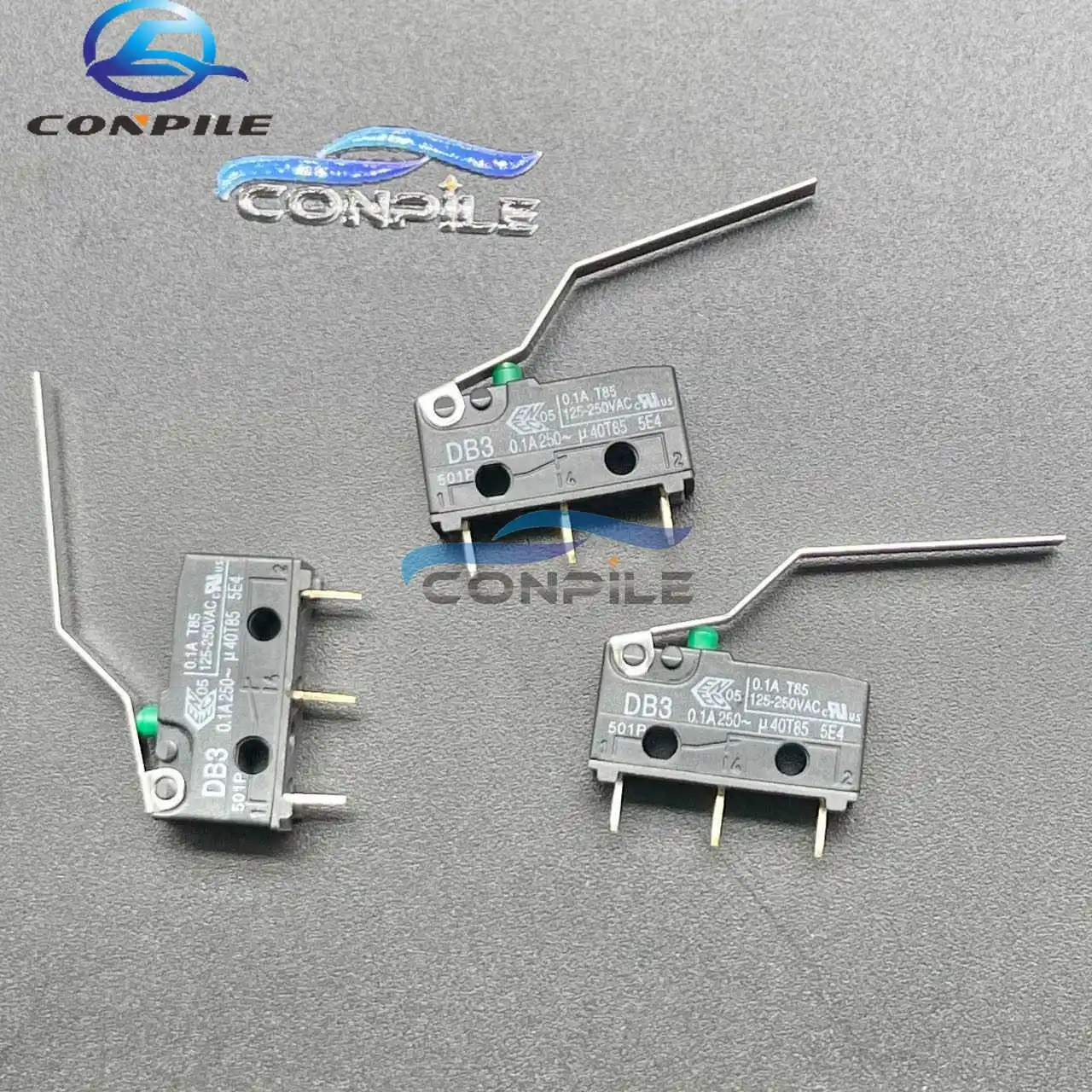 3pcs DB3 car 0.1A micro switch 3 feet with long handle stroke limit switch
3pcs DB3 car 0.1A micro switch 3 feet with long handle stroke limit switch