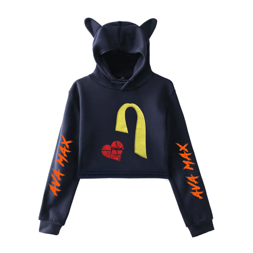 Female sweatshirt New Ava Max Hoodie Girls Cat Ear Cap OMG Print Crop Top Sweatshirts Sexy Short Style Long Sleeve Girls Clothes
Female sweatshirt New Ava Max Hoodie Girls Cat Ear Cap OMG Print Crop Top Sweatshirts Sexy Short Style Long Sleeve Girls Clothes
