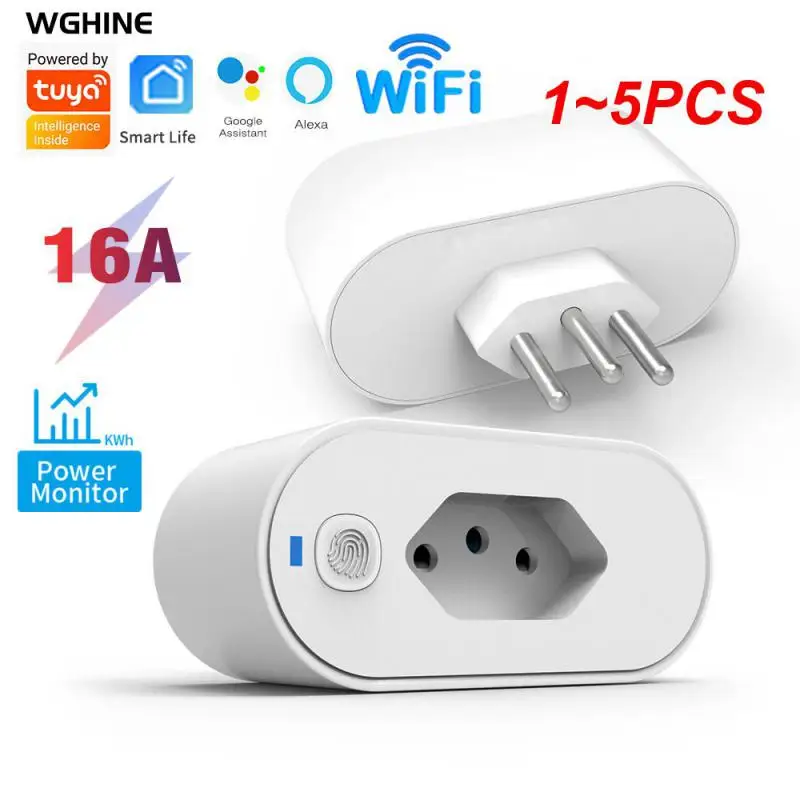 

1~5PCS 16a Support Adapter User Friendly Enhance Your Smart Home Compatible With Voice Assistants Easy-to-use Smart Outlets