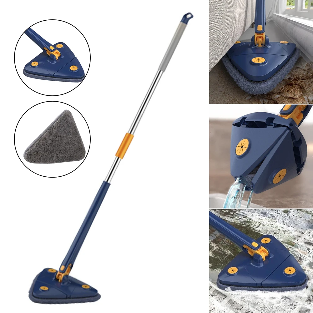 Triangle Mop 360-Degree Adjustable Window Cleaning Mop Microfiber 1.3m Handle Self-Wringing Glass Wiper Wall Window Cleaning Kit
Triangle Mop 360-Degree Adjustable Window Cleaning Mop Microfiber 1.3m Handle Self-Wringing Glass Wiper Wall Window Cleaning Kit