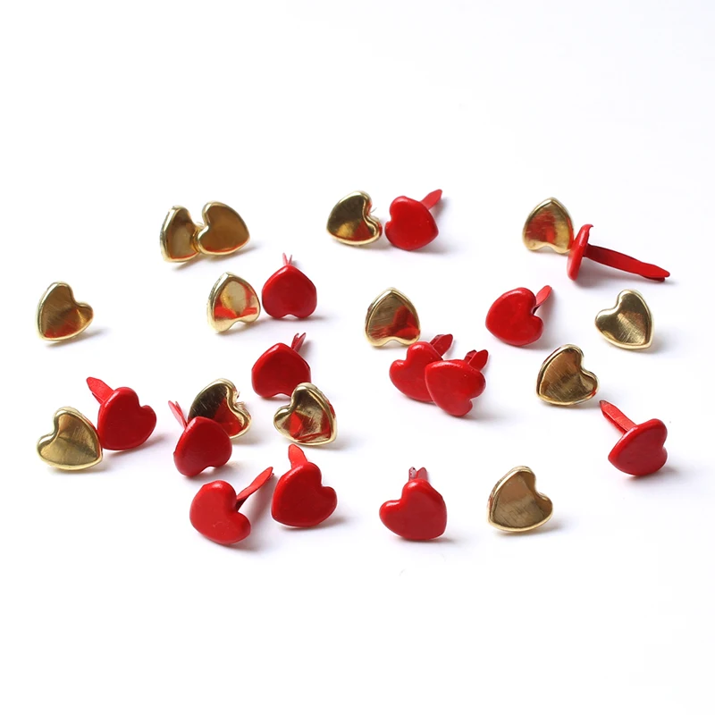 100pcs/lot 9mm Heart Shape Rivet Metal Love rivets for Scrapbook Cards Decoration DIY Punk rock Clothes Shoes Bags Accessories
100pcs/lot 9mm Heart Shape Rivet Metal Love rivets for Scrapbook Cards Decoration DIY Punk rock Clothes Shoes Bags Accessories