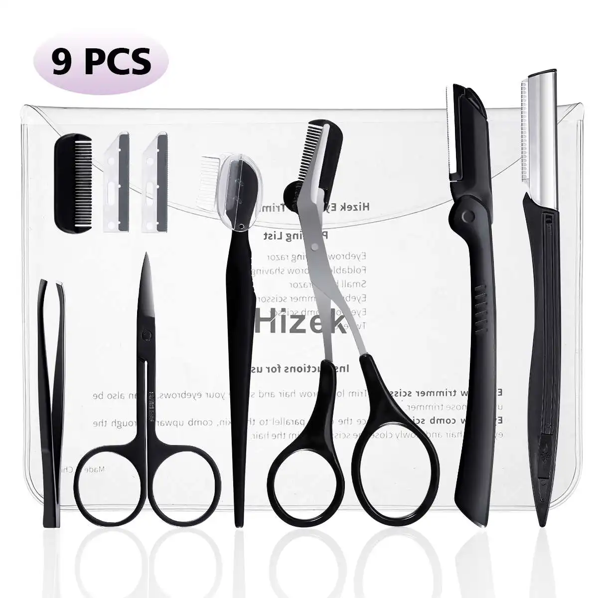 6PCS Eyebrow Cutters Set Eyebrow Trimmer Eyebrow Razor Kit Hair Removal Razor Woman Eyebrow Shaper Makeup Tools
6PCS Eyebrow Cutters Set Eyebrow Trimmer Eyebrow Razor Kit Hair Removal Razor Woman Eyebrow Shaper Makeup Tools