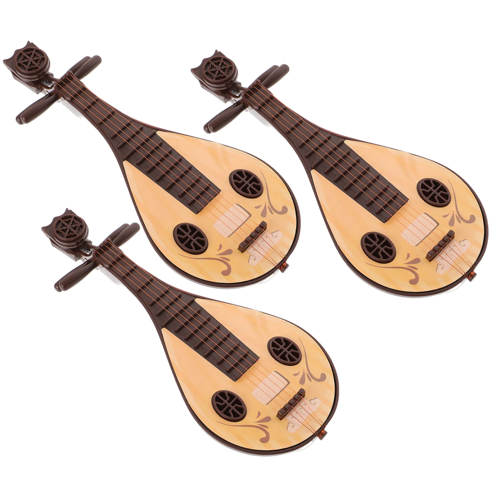 3 Pcs PIPA Musical Instrument Toy Mini House Imitation Household Decor Ornament Light Decorations Home Miniature Prop 
3 Pcs PIPA Musical Instrument Toy Mini House Imitation Household Decor Ornament Light Decorations Home Miniature Prop