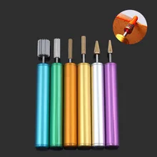 1Pcs Metal Leather Craft Edge Oil Pen Leather Dye Pen Brass Head Applicator Paint Roller Tools for Leathercraft DIY