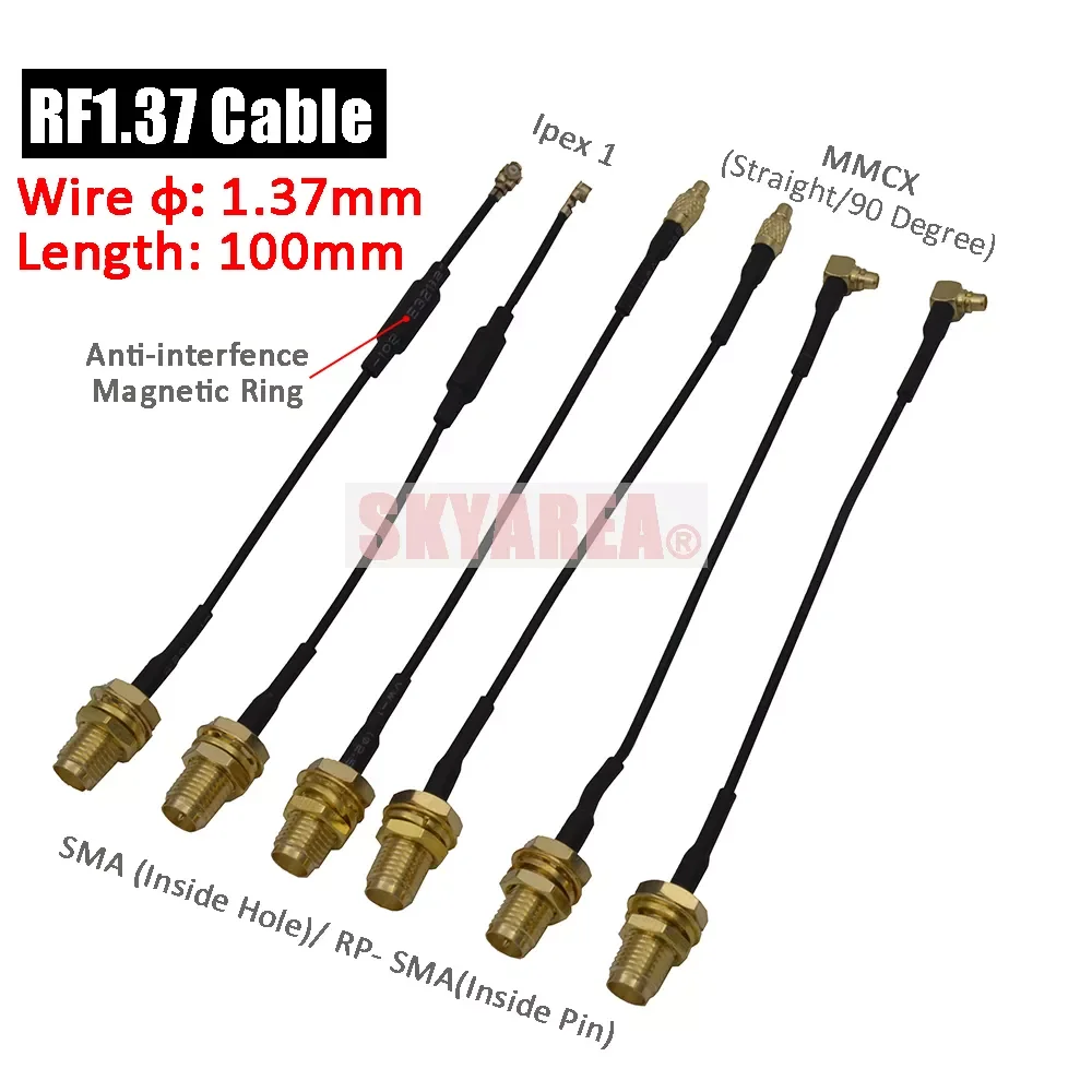 RF1.37 кабель Ipex 1 /MMCX к SMA / RP-SMA антенный отрезок для PandaRC TBS VTX радиоуправляемых моделей радиоуправляемых дронов FPV гонок
RF1.37 кабель Ipex 1 /MMCX к SMA / RP-SMA антенный отрезок для PandaRC TBS VTX радиоуправляемых моделей радиоуправляемых дронов FPV гонок