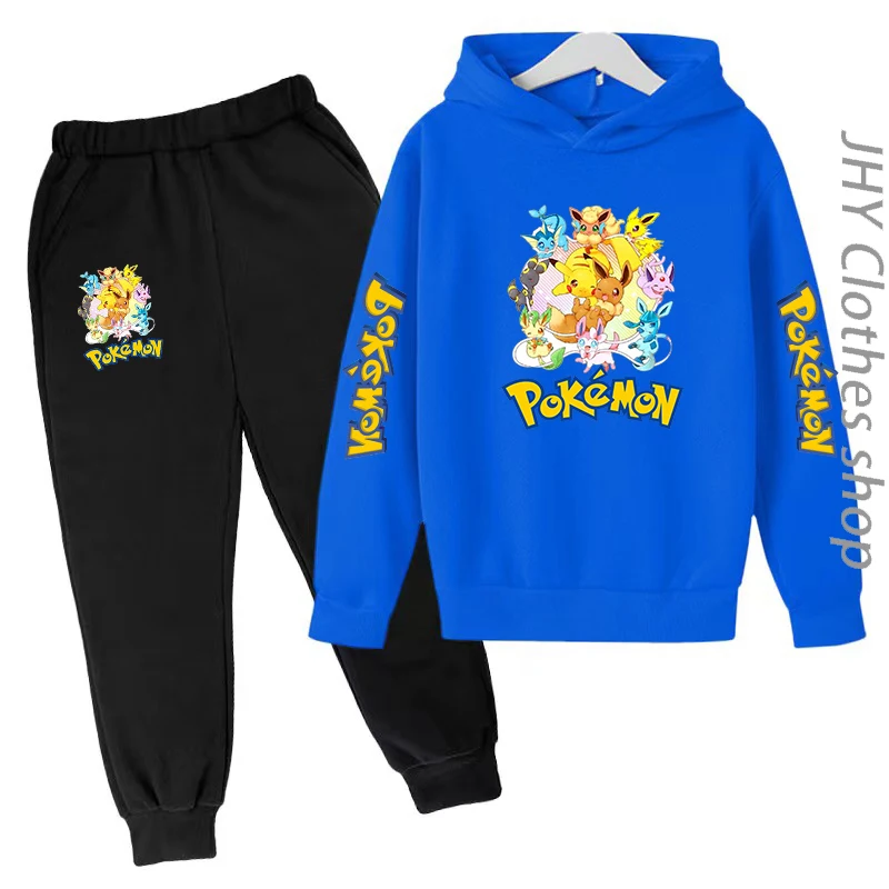 Children's Pokemon Hoodie Spring and Autumn Girl Baby Clothing Pikachu Coat Pants Boy Outdoor Party Sunshine Fashion Casual Suit
Children's Pokemon Hoodie Spring and Autumn Girl Baby Clothing Pikachu Coat Pants Boy Outdoor Party Sunshine Fashion Casual Suit