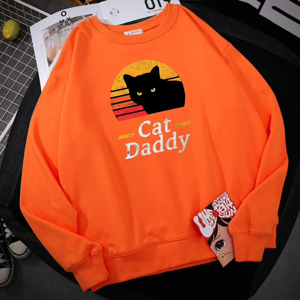 Black Cat Daddy Printing Hoody Men's Fashion Soft Sweatshirt Autumn Warm Fleece Hooded Casual Crewneck Pullovers Top Female
Black Cat Daddy Printing Hoody Men's Fashion Soft Sweatshirt Autumn Warm Fleece Hooded Casual Crewneck Pullovers Top Female