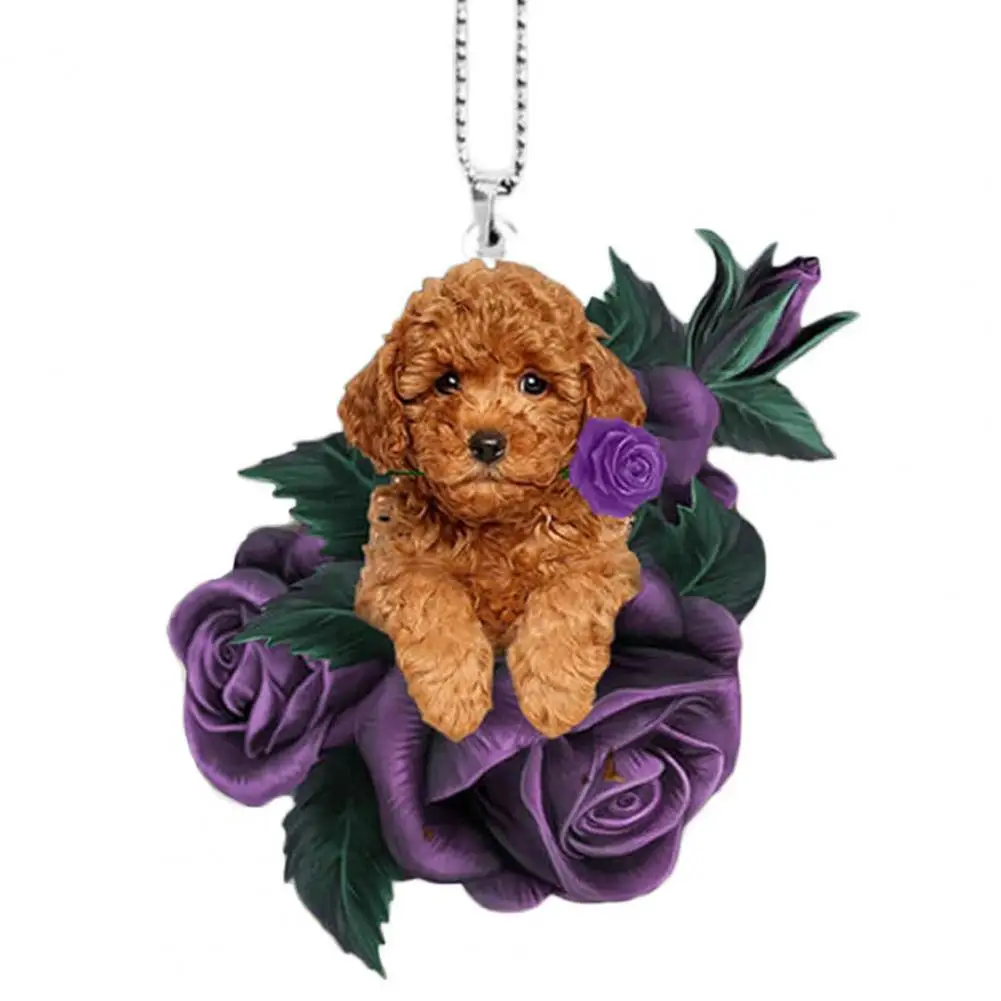 Attractive Rose Flower Dog Keychain Pendant Hanging Pendant Realistic Decorative
Attractive Rose Flower Dog Keychain Pendant Hanging Pendant Realistic Decorative