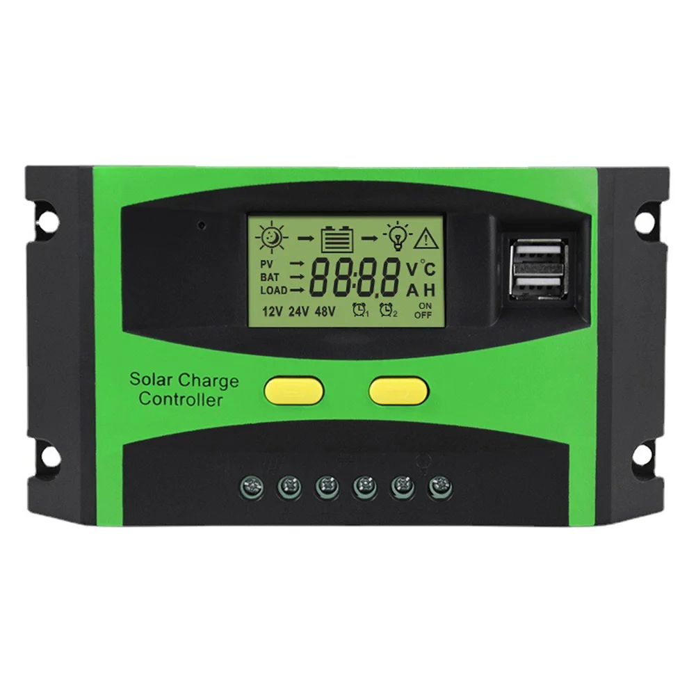 New *Double USB Port Solar Controller Controller Charge And Discharge LCD Display Solar Panel Controller 12V Solar Controller
New *Double USB Port Solar Controller Controller Charge And Discharge LCD Display Solar Panel Controller 12V Solar Controller