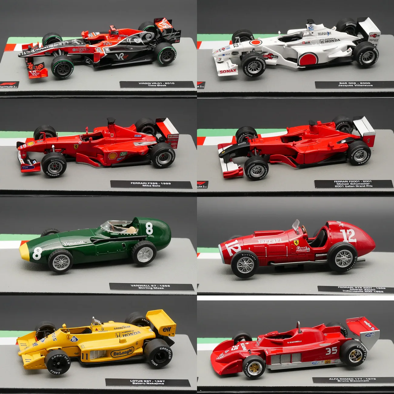 IXO 1:43 F1 Lotus Mclaren Ferrari Honda Virgin Limited Edition Resin Metal Static Car Model Toy Gift
IXO 1:43 F1 Lotus Mclaren Ferrari Honda Virgin Limited Edition Resin Metal Static Car Model Toy Gift