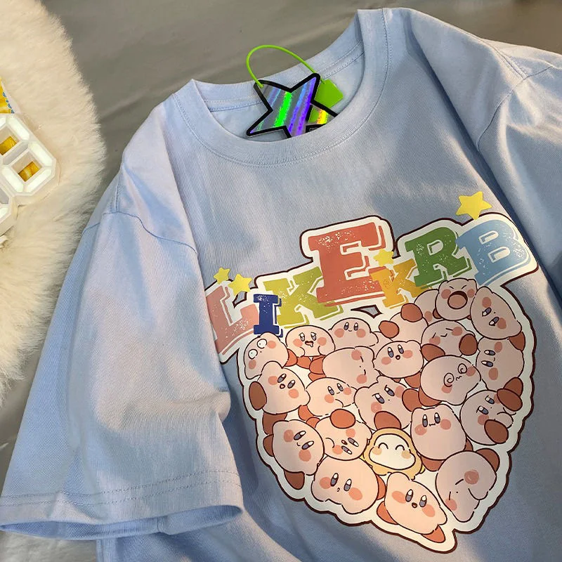 Летняя женская футболка из 100 хлопка с мультяшным принтом, Милая футболка Y2K, футболка оверсайз, свободная футболка с коротким рукавом для девочек-подростков
Летняя женская футболка из 100 хлопка с мультяшным принтом, Милая футболка Y2K, футболка оверсайз, свободная футболка с коротким рукавом для девочек-подростков