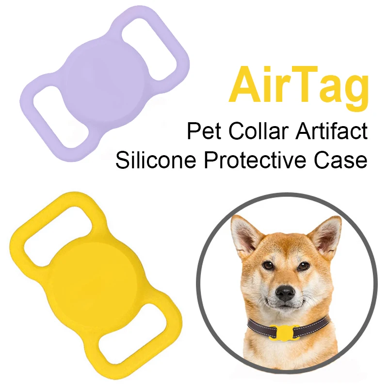 Силиконовый чехол для Apple Airtag ошейника кошек и собак с фиксированной пряжкой