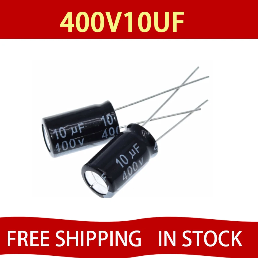 10PCS Higt quality 400V10UF 10*17mm 10UF 400V 10*17 Electrolytic capacitor 
10PCS Higt quality 400V10UF 10*17mm 10UF 400V 10*17 Electrolytic capacitor