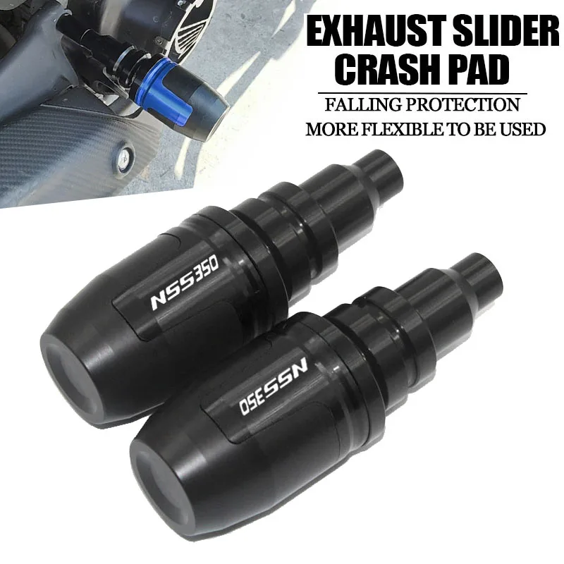 NSS350 LOGO New High Quality Motorcycle CNC Aluminium Crash Pads Exhaust Frame Slider Protector For HONDA NSS350 NSS 350 
NSS350 LOGO New High Quality Motorcycle CNC Aluminium Crash Pads Exhaust Frame Slider Protector For HONDA NSS350 NSS 350