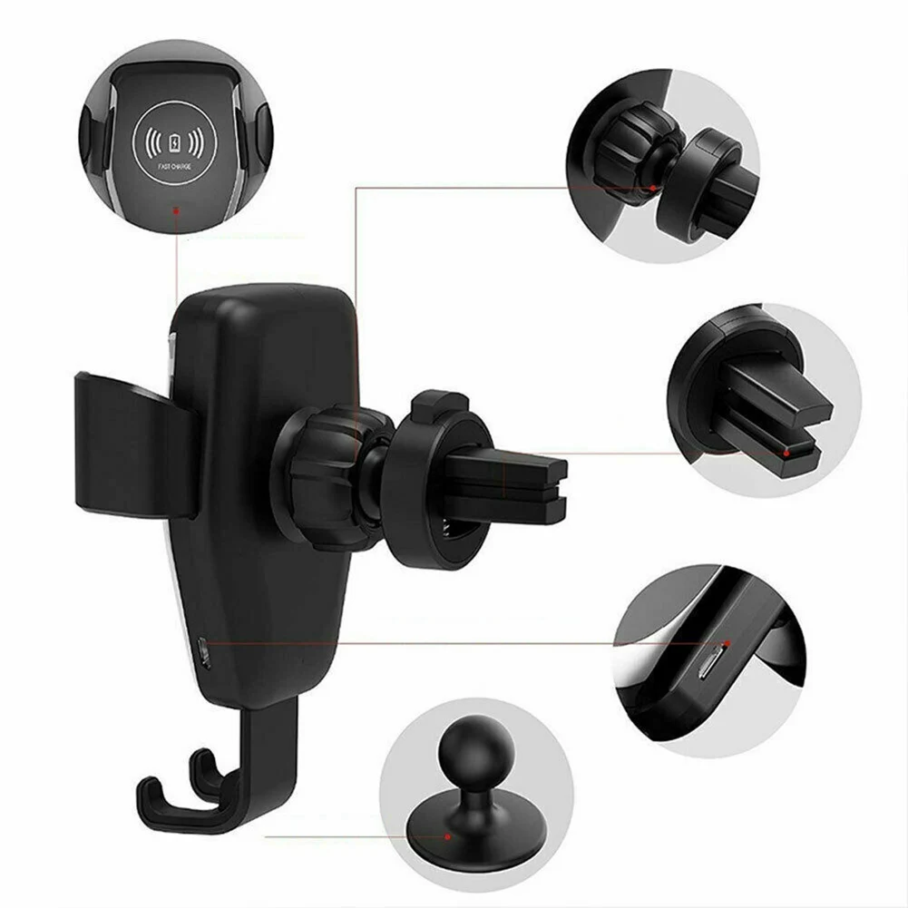Universal Gravity Car Holder Black Wireless 10W Fast Charger Car Holder Gravity Mount Universal Gravity Bracket Accessories
Universal Gravity Car Holder Black Wireless 10W Fast Charger Car Holder Gravity Mount Universal Gravity Bracket Accessories