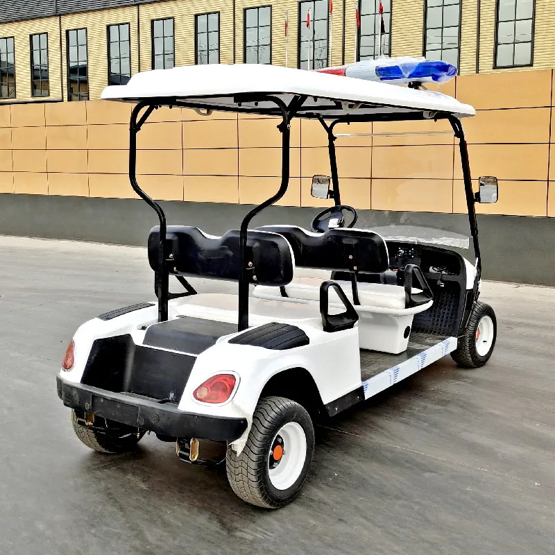 

China Factory Supplies 4 Seater 60V All-Terrain Off-Road Golf Cart/Electric Sightseeing Car/Patrol Car CE Approved For Beach