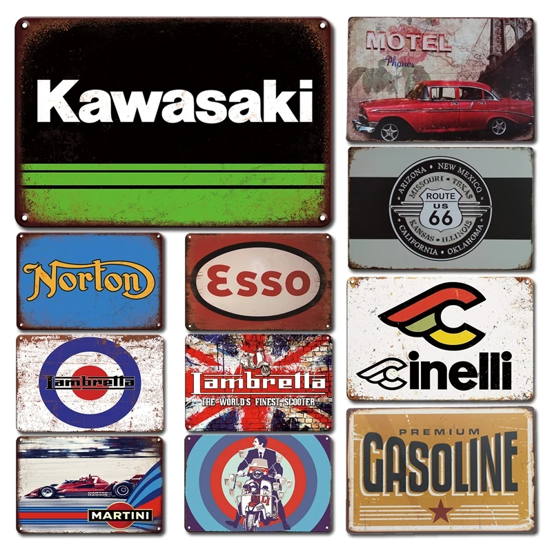 Motorcycles Metal Poster Tin Sign Vintage Garage Tool Room Decor Metal Plate Signs Retro Motor Club Man Cave Home Decor Plaques
Motorcycles Metal Poster Tin Sign Vintage Garage Tool Room Decor Metal Plate Signs Retro Motor Club Man Cave Home Decor Plaques