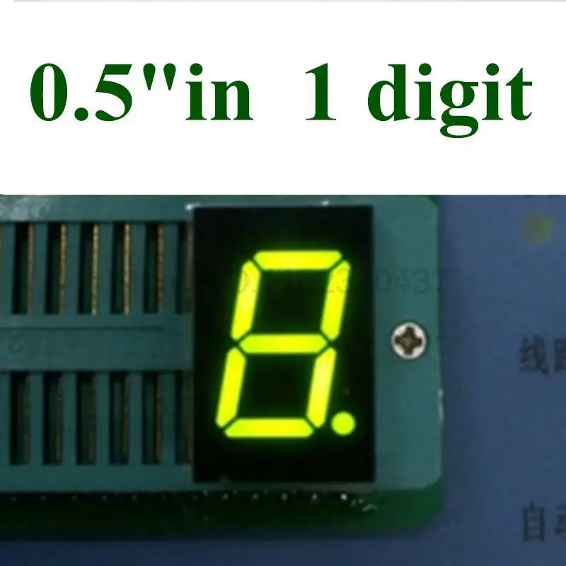 

7-сегментный зеленый фотографический дисплей 0,5 дюйма, 1 бит, цифровая трубка, пластиковый металлический общий катод (Nixie Tube), цифровая трубка ...