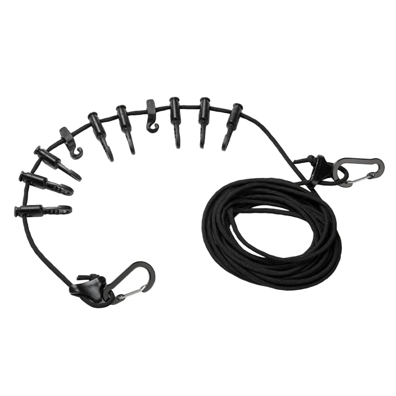 Outdoor Portable Travel Bungee Clothesline Elastic Clothesline Adjustable Lanyard Clothespin Canopy Hanging Rope 5M 
Outdoor Portable Travel Bungee Clothesline Elastic Clothesline Adjustable Lanyard Clothespin Canopy Hanging Rope 5M
