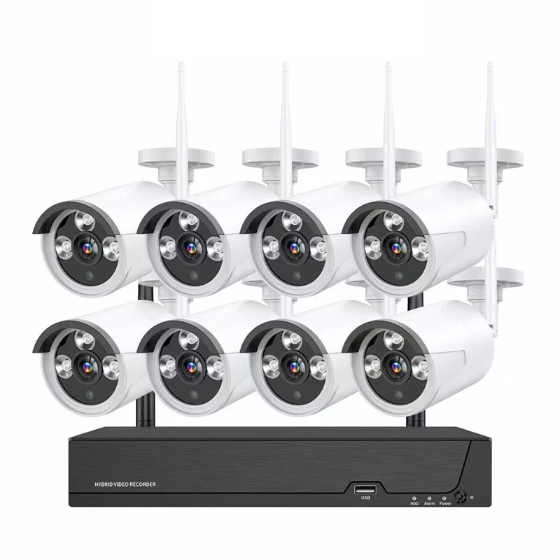 8 Channel WIFI NVR Wireless 1080P IP Cameras Kits 8 CH Home Video Surveillance Cameras System
8 Channel WIFI NVR Wireless 1080P IP Cameras Kits 8 CH Home Video Surveillance Cameras System