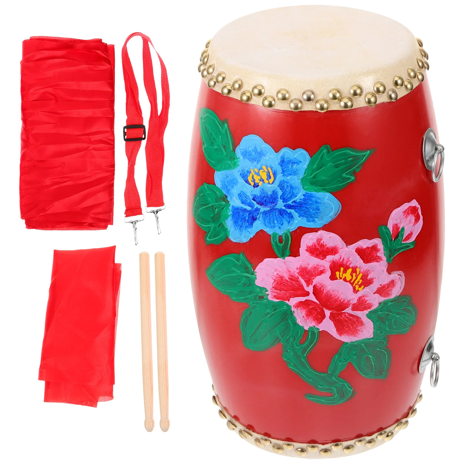 Waist Drum Traditional Peony Performance Adults Poplar Musical Instrument Elderly
Waist Drum Traditional Peony Performance Adults Poplar Musical Instrument Elderly