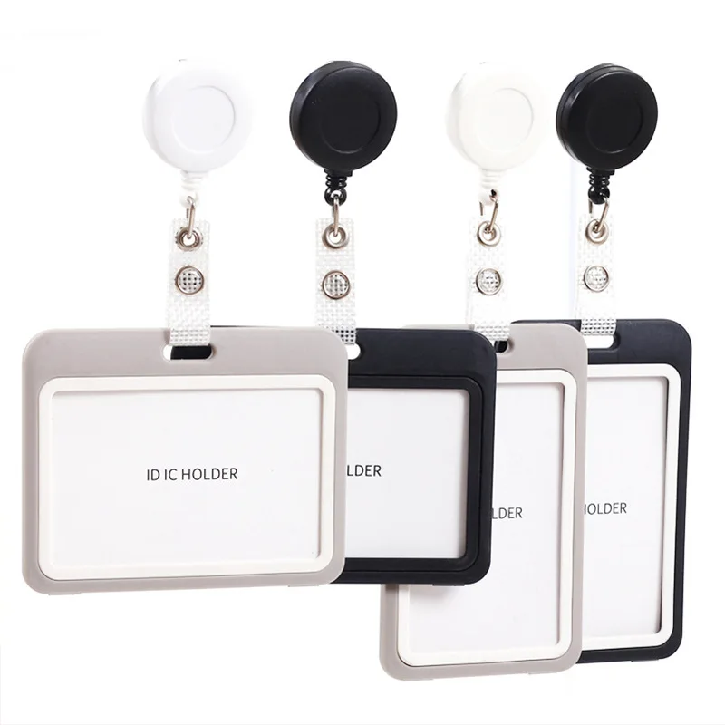 New Plastic Retractable Work Card Badge Holder Nurse Doctor Card Case Girl Name Card Chest Badge Cover Set
New Plastic Retractable Work Card Badge Holder Nurse Doctor Card Case Girl Name Card Chest Badge Cover Set