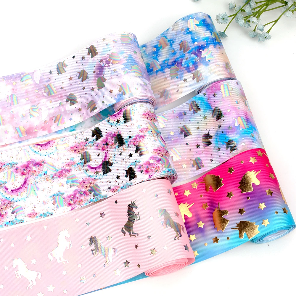 2y/lot 7.5cm Printed Grosgrain Ribbon Unicorn Pattern Printed Ribbons for Hair Bows DIY Crafts Supplies Handmade Accessories
2y/lot 7.5cm Printed Grosgrain Ribbon Unicorn Pattern Printed Ribbons for Hair Bows DIY Crafts Supplies Handmade Accessories