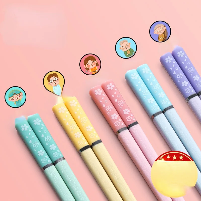 5 Pairs Cute Chopsticks Cherry Blossom Petals Pattern Beautiful Non-slip Sushi Stick Chopsticks Eco-Friendly Food Chopsticks
5 Pairs Cute Chopsticks Cherry Blossom Petals Pattern Beautiful Non-slip Sushi Stick Chopsticks Eco-Friendly Food Chopsticks