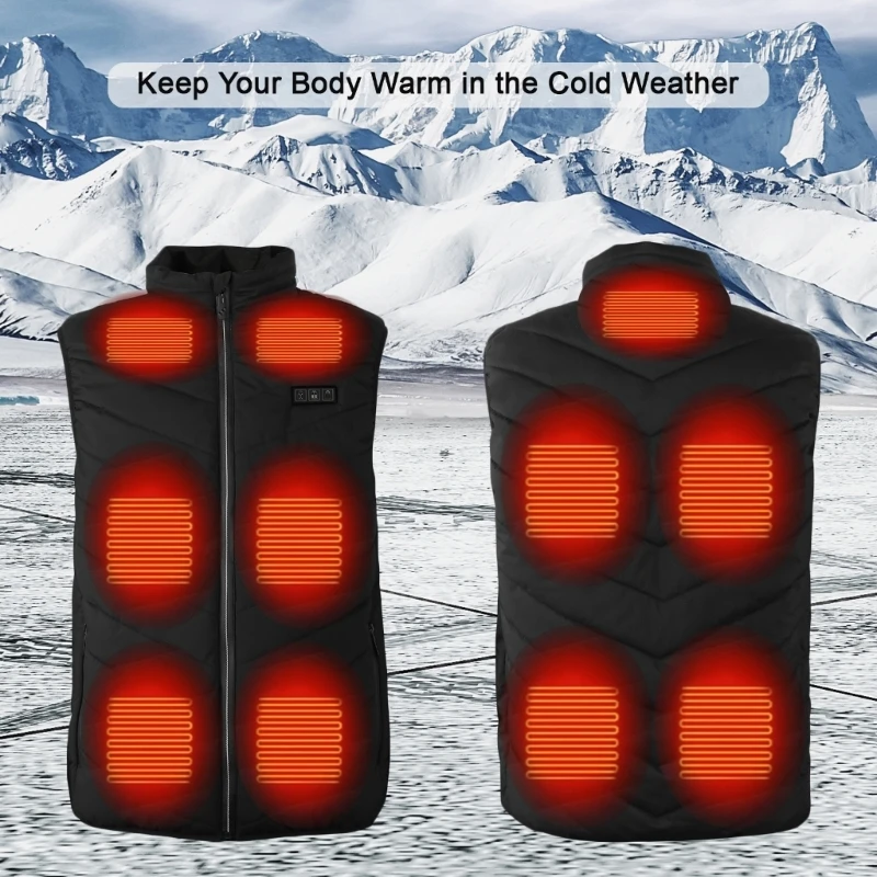 15 Places Vest Men Women USB Heating Zip for JACKET Coat Thermal Clothing Winter Warm Waistcoat Not Included Battery
15 Places Vest Men Women USB Heating Zip for JACKET Coat Thermal Clothing Winter Warm Waistcoat Not Included Battery
