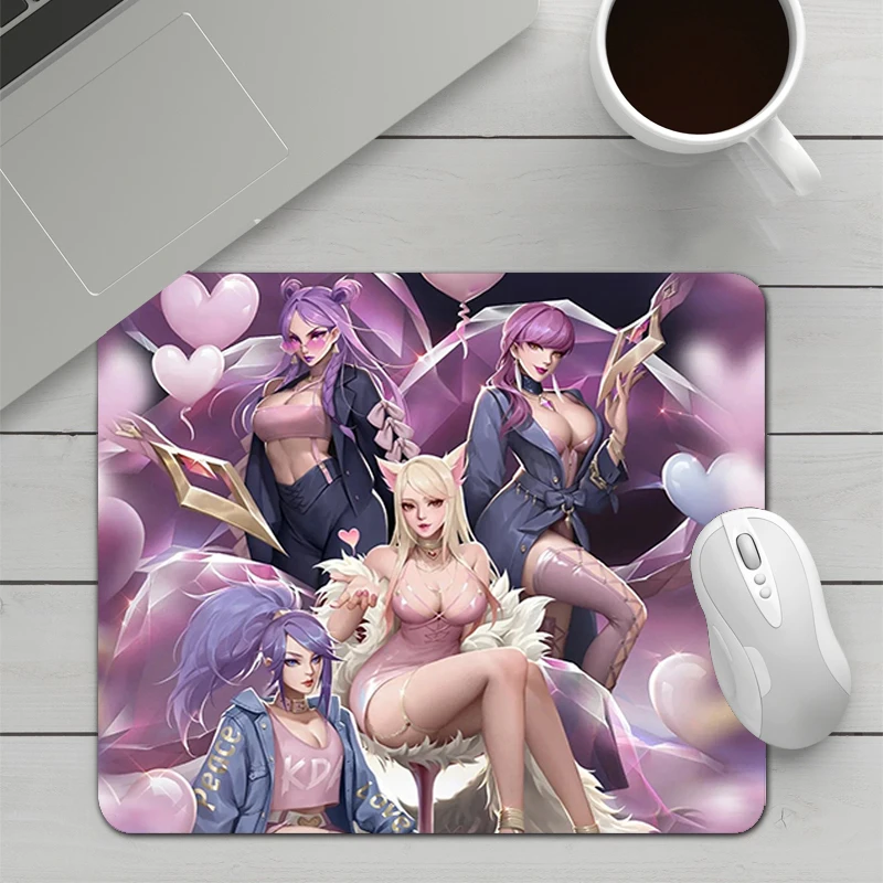 Small Mouse Pad Kda Cartoon Gaming Pc Accessories Keyboard Mat Laptops Gamer Pad on the Table Desk Protector Kawaii Mousepad
Small Mouse Pad Kda Cartoon Gaming Pc Accessories Keyboard Mat Laptops Gamer Pad on the Table Desk Protector Kawaii Mousepad