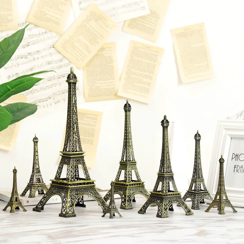 Metal Eiffel Tower Decor for Home Garden Diecast Paris La Tour Eiffel Desk Accessories Decorative French Replica Collectible
Metal Eiffel Tower Decor for Home Garden Diecast Paris La Tour Eiffel Desk Accessories Decorative French Replica Collectible