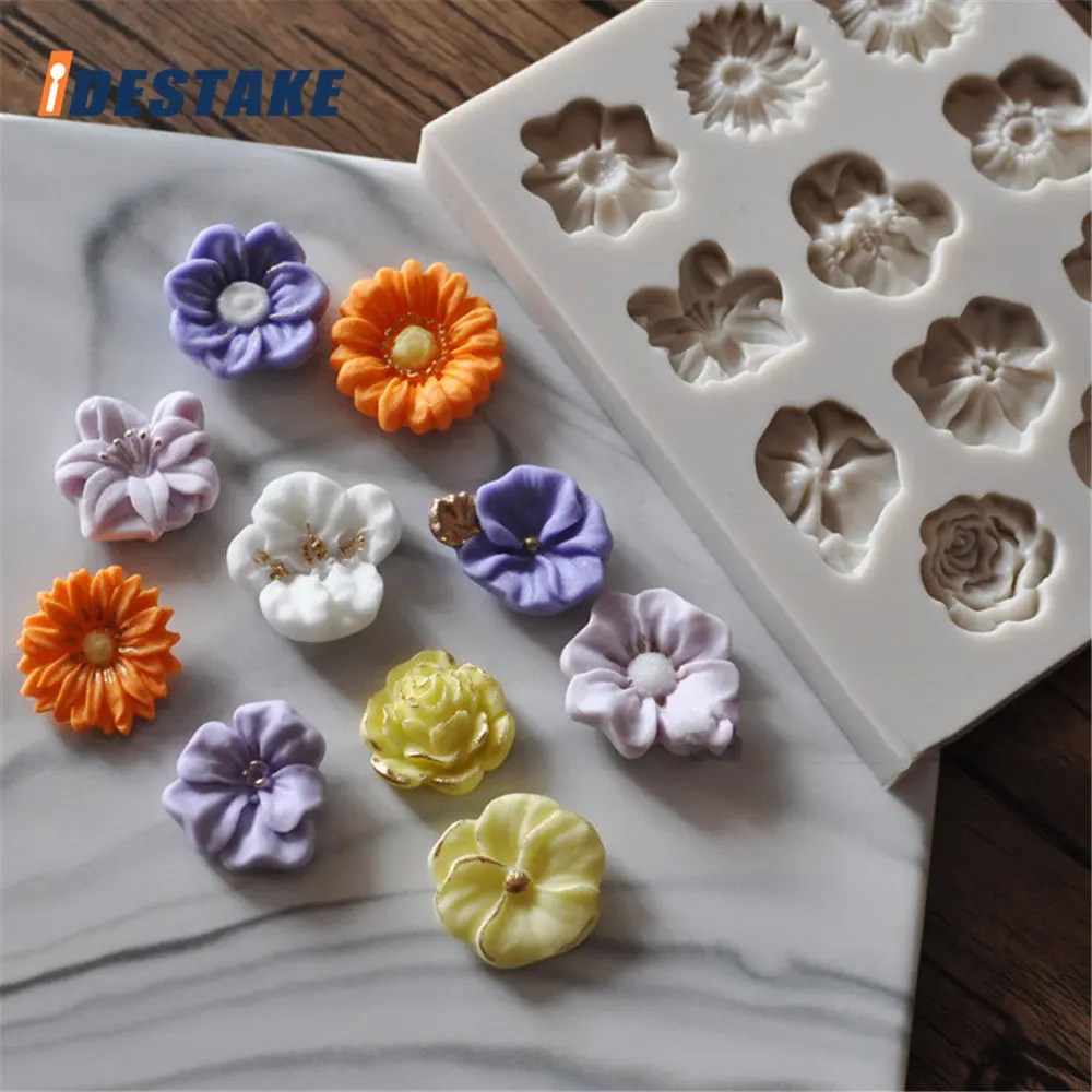 Sunflower Chocolate Fondan Mold Rose Flowers DIY Cake Decorating Baking Mold Soap Candle Silicone Moulds Bouquet Handmade Tool
Sunflower Chocolate Fondan Mold Rose Flowers DIY Cake Decorating Baking Mold Soap Candle Silicone Moulds Bouquet Handmade Tool