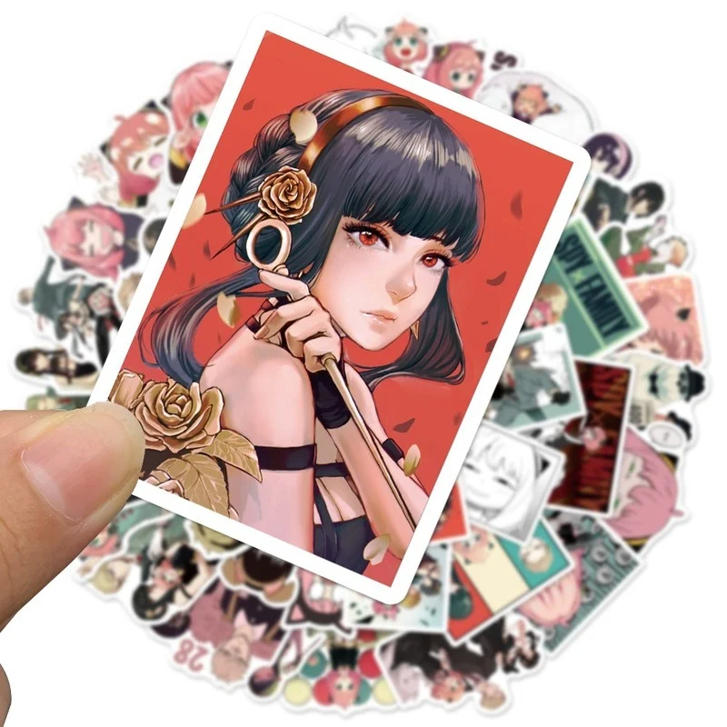 50Pcs Spy Family Stickers Skateboard Bicycle Anime Sticker Diy Cartoon Waterproof Graffiti Decals Children Toy Birthday Gifts
50Pcs Spy Family Stickers Skateboard Bicycle Anime Sticker Diy Cartoon Waterproof Graffiti Decals Children Toy Birthday Gifts