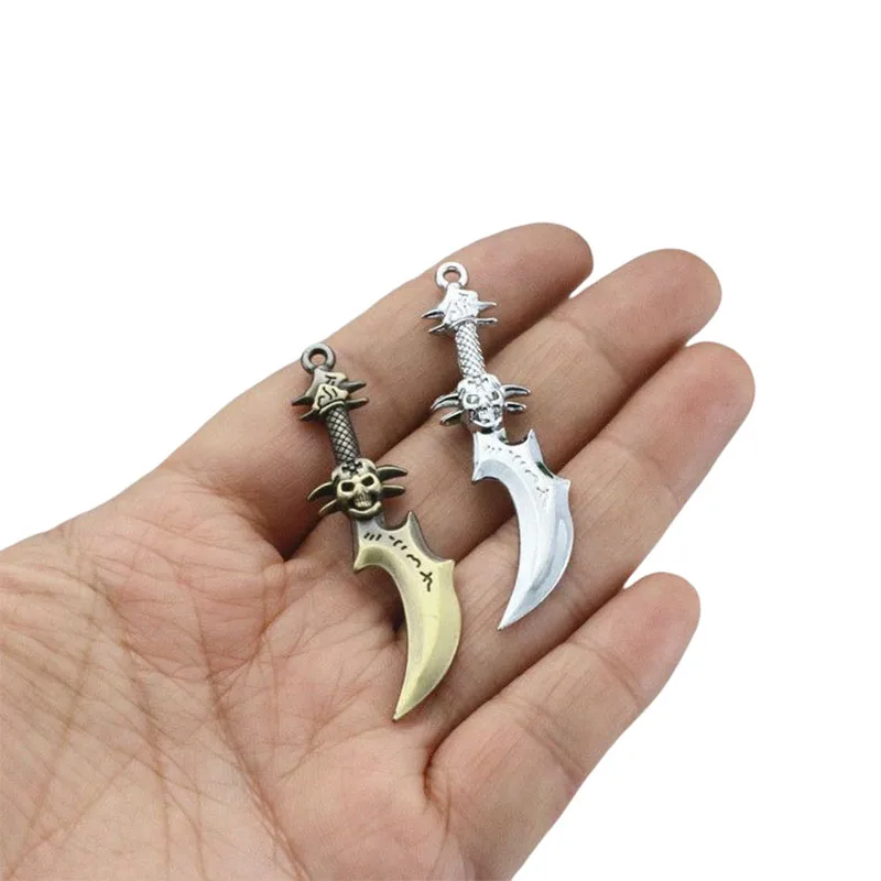 WZNB 5Pcs Alloy Charms Pirate Dagger Charms Crescent Dagger Pendant For Jewelry Making Diy Earrings Necklaces Accessories
WZNB 5Pcs Alloy Charms Pirate Dagger Charms Crescent Dagger Pendant For Jewelry Making Diy Earrings Necklaces Accessories