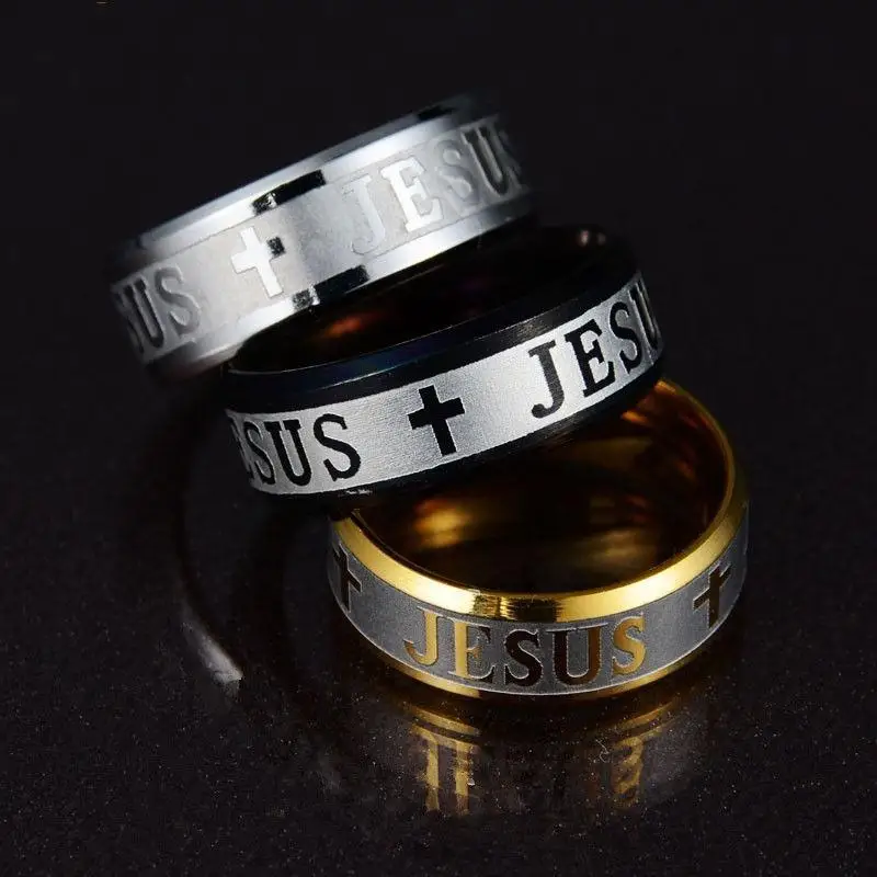 Men's Women's Fashion Simple Stainless Steel Alphabet Church Cross Ring Casual Exquisite Amulet Jewelry Gift
Men's Women's Fashion Simple Stainless Steel Alphabet Church Cross Ring Casual Exquisite Amulet Jewelry Gift