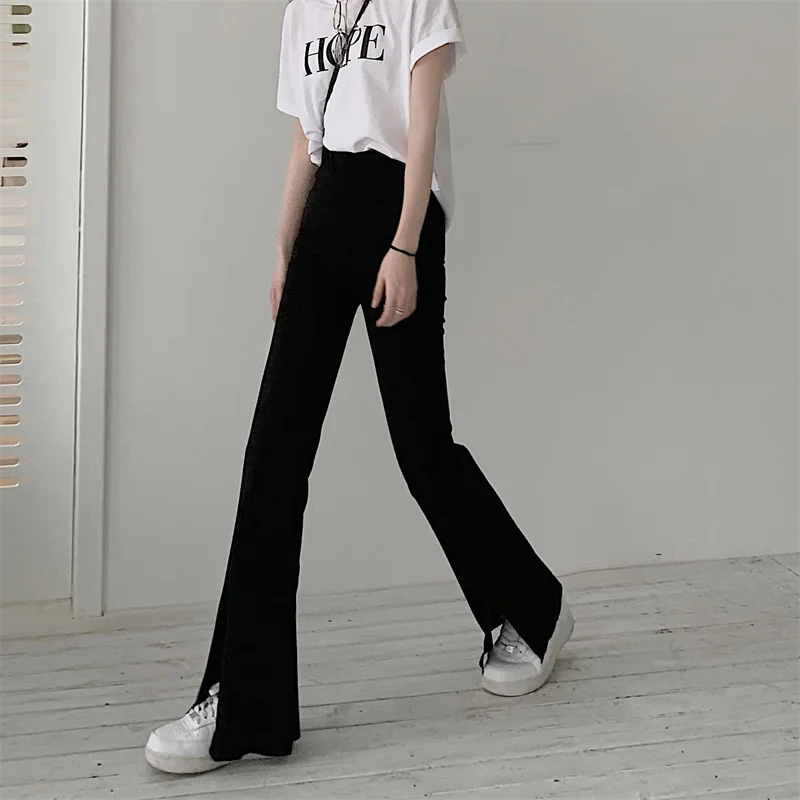 N5080 Slit high waist wide leg mopping pants new design slim all-match casual pants women's jeans
N5080 Slit high waist wide leg mopping pants new design slim all-match casual pants women's jeans