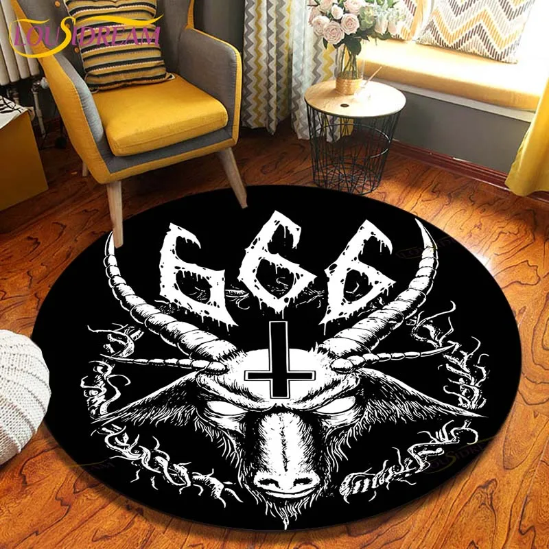 Satan Skull 3D Print Waterproof and Non-slip Circle Cute Floor Rug Round Area Rugs Living Room Children Chair Tent Carpets
Satan Skull 3D Print Waterproof and Non-slip Circle Cute Floor Rug Round Area Rugs Living Room Children Chair Tent Carpets
