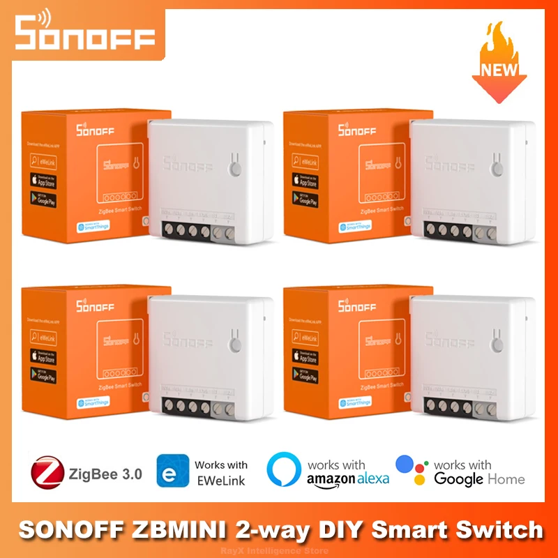 Смарт-выключатель SONOFF ZBMINI Zigbee 3 0 50 шт. - купить по выгодной цене |
