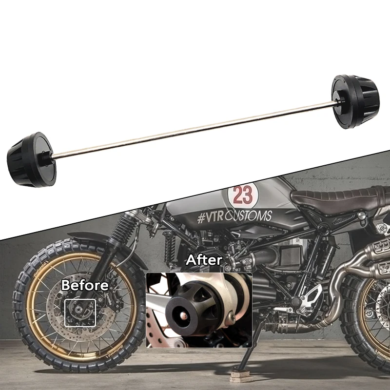 Motorcycle Crash Axle Front Wheel Fork Slider Protector Fit For BMW RNINET R9T Scrambler T Pure Racer Urban G/S 2014-2020 2019
Motorcycle Crash Axle Front Wheel Fork Slider Protector Fit For BMW RNINET R9T Scrambler T Pure Racer Urban G/S 2014-2020 2019