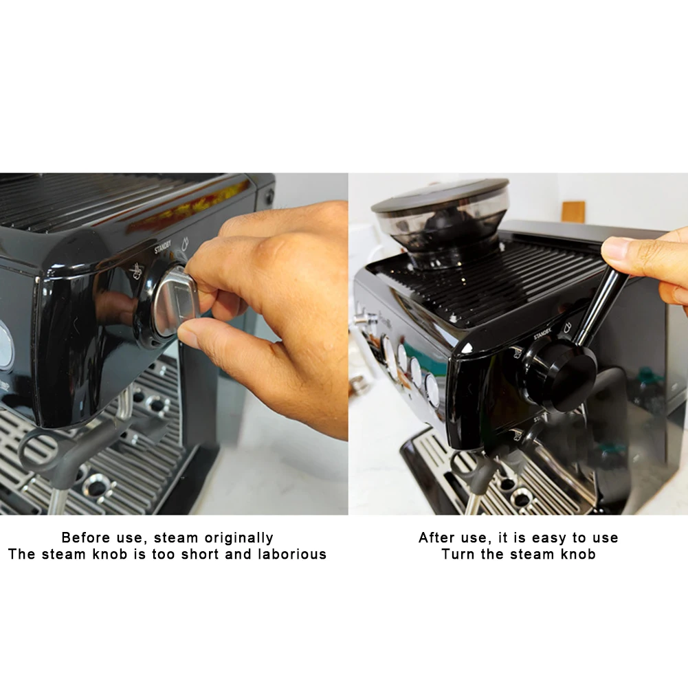1pc Steam Switch Knob Coffee Machine Modified Pull Rod For Sage 870/875/876 Aluminum External Handle Lever
1pc Steam Switch Knob Coffee Machine Modified Pull Rod For Sage 870/875/876 Aluminum External Handle Lever