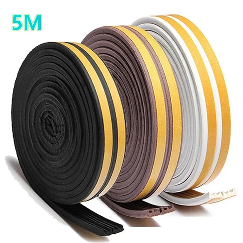 5M Cabinet Sealing Strip Self Adhesives Wall Doors Windows Sound-proof Caulk Tape Home Kitchen Bathroom Door Window Seal Strips 
5M Cabinet Sealing Strip Self Adhesives Wall Doors Windows Sound-proof Caulk Tape Home Kitchen Bathroom Door Window Seal Strips