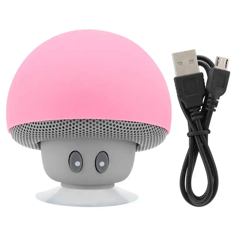 Mini Bluetooth Speaker Portable Wireless Mushroom Speaker Surround Sound Subwoofer With Suction Cup 
Mini Bluetooth Speaker Portable Wireless Mushroom Speaker Surround Sound Subwoofer With Suction Cup
