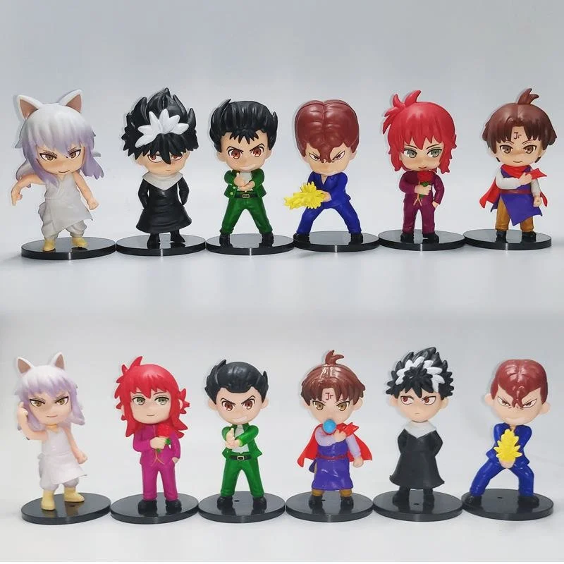 Экшн-фигурки YuYu Hakusho из аниме «Urameshi», ПВХ экшн-фигурки юуске, Йоко, Курама, джаганьши, Hiei, куwabara, казума, коллекционные игрушки, 6 шт./компл.
Экшн-фигурки YuYu Hakusho из аниме «Urameshi», ПВХ экшн-фигурки юуске, Йоко, Курама, джаганьши, Hiei, куwabara, казума, коллекционные игрушки, 6 шт./компл.