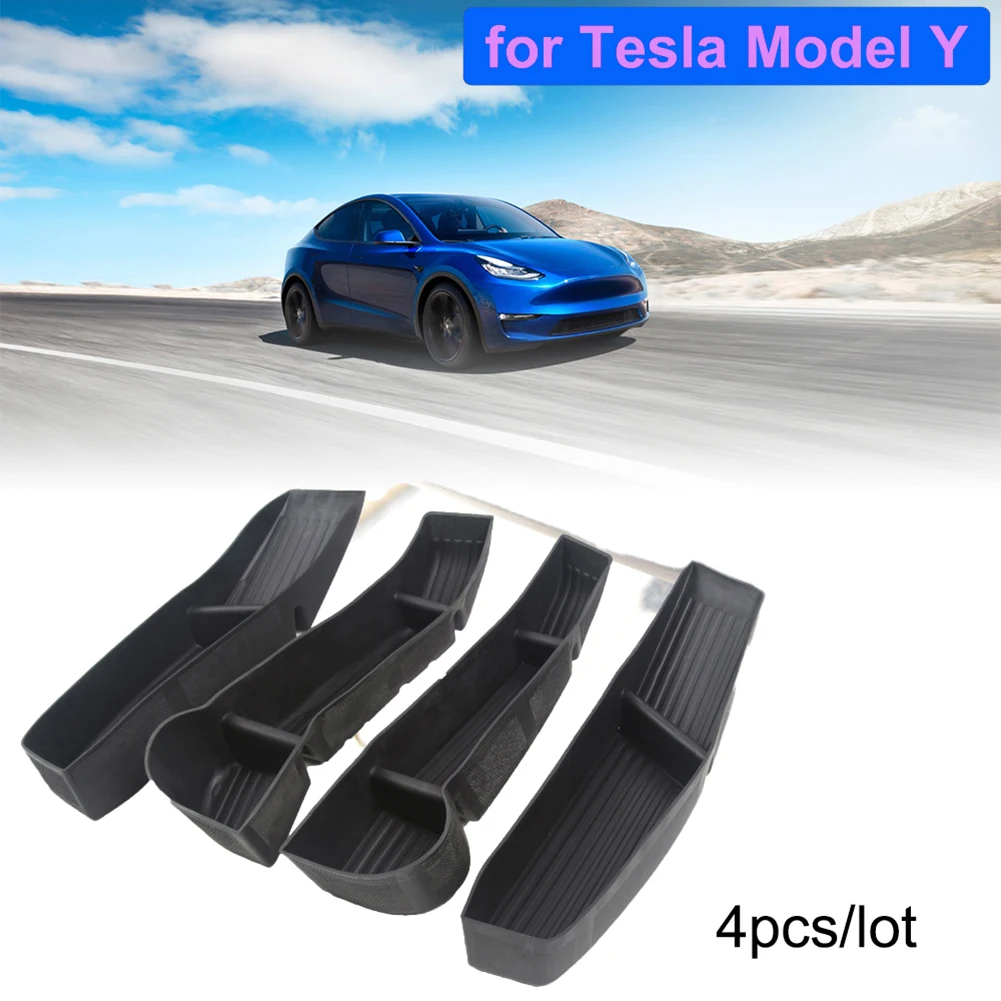 4pcs Door Side Storage Box Under The Door Armrest Umbrella Box For Tesla Model 3 Y 2017-2022 Black Interior Modification
4pcs Door Side Storage Box Under The Door Armrest Umbrella Box For Tesla Model 3 Y 2017-2022 Black Interior Modification