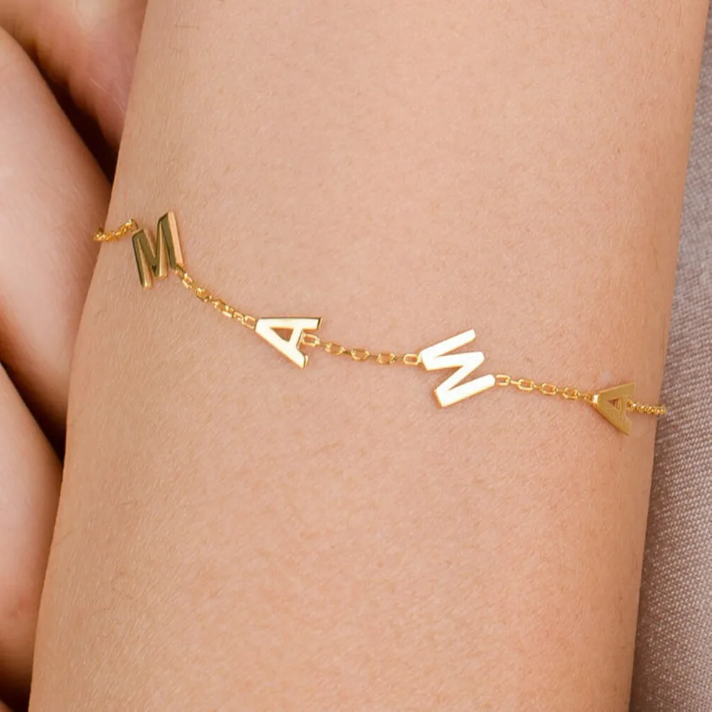Браслет с тремя буквами на заказ, браслет из нержавеющей стали на заказ, женский браслет, ювелирные изделия, подарки на день рождения
Браслет с тремя буквами на заказ, браслет из нержавеющей стали на заказ, женский браслет, ювелирные изделия, подарки на день рождения