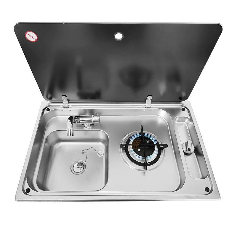 RV hidden single-head stove folding multifunctional sink kitchen gas stove sink two in one
RV hidden single-head stove folding multifunctional sink kitchen gas stove sink two in one