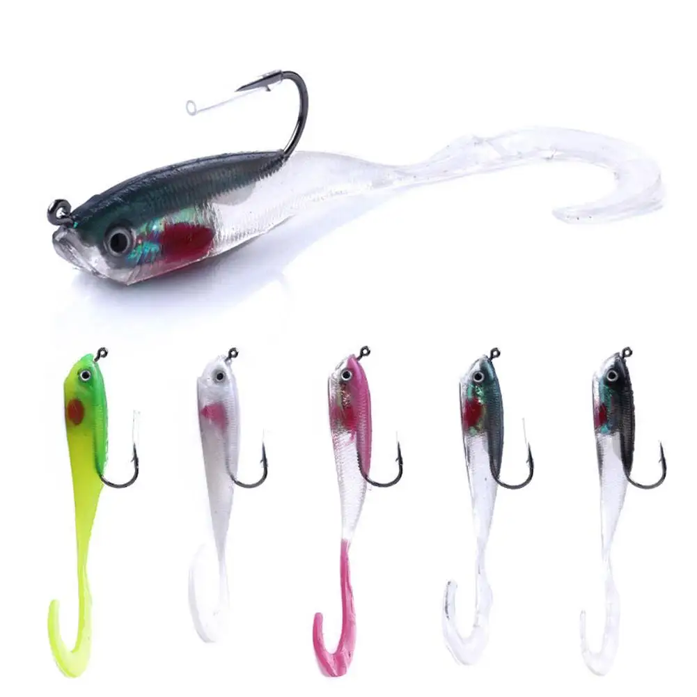 5Pcs Soft Lure Bait 11cm/16g Fishing Accessory For Sea Bass Ultra-high Simulation Soft Fish Baits For Freshwater Seawater Bait
5Pcs Soft Lure Bait 11cm/16g Fishing Accessory For Sea Bass Ultra-high Simulation Soft Fish Baits For Freshwater Seawater Bait