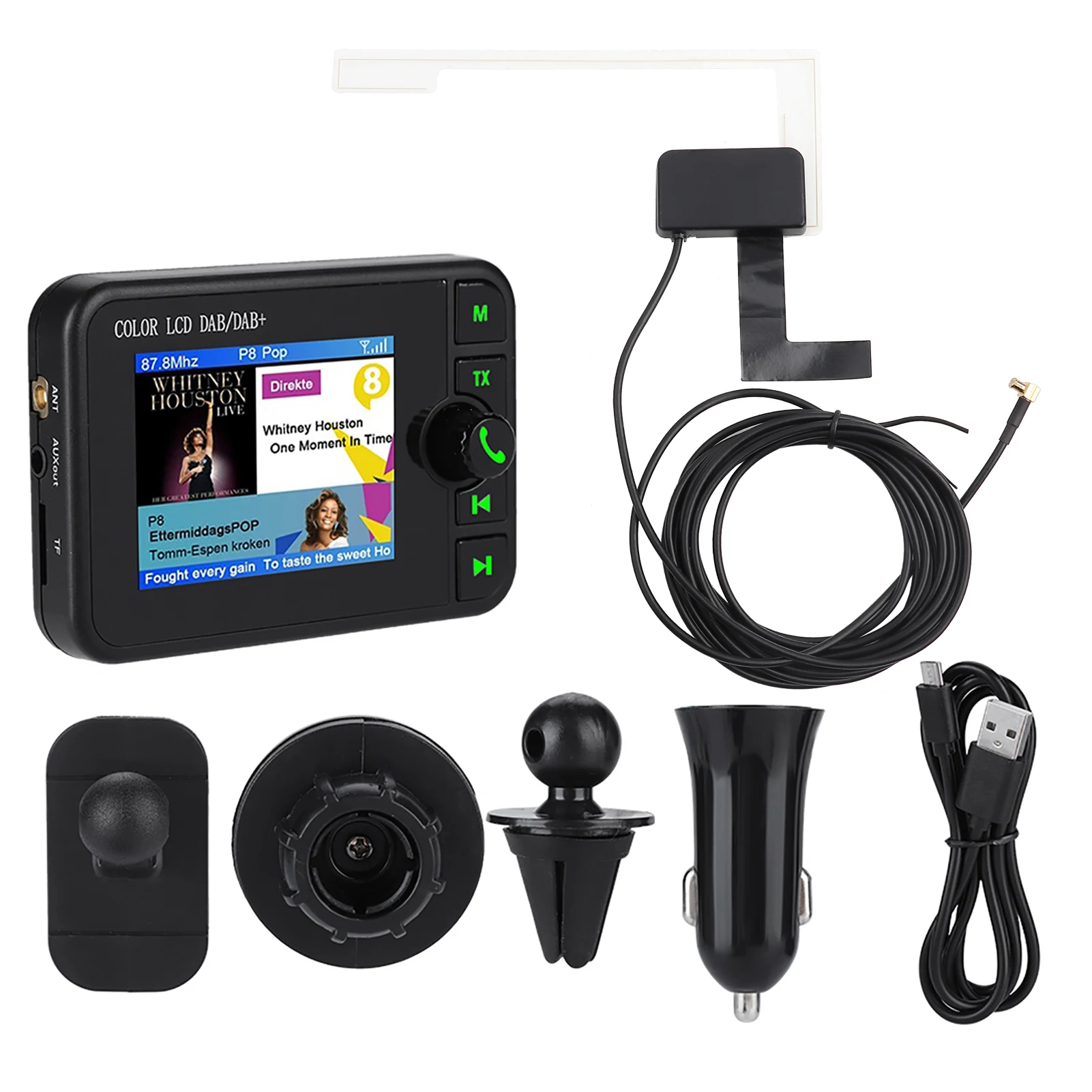 2.4in Color LCD Portable Car DAB Radio 170‑240MHz DAB/87.5‑108MHz FM Car Digital DAB Radio digital digital
2.4in Color LCD Portable Car DAB Radio 170‑240MHz DAB/87.5‑108MHz FM Car Digital DAB Radio digital digital