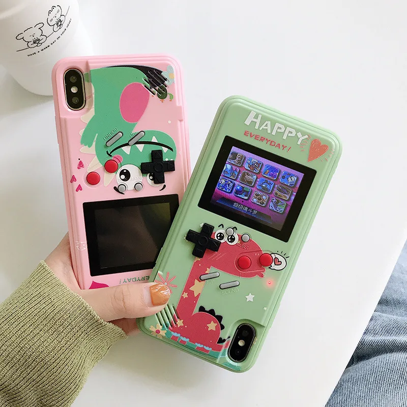 Игровая консоль с цветным экраном для IPhone12promax 12 Apple11proamx 11, оболочка с рисунком динозавра, фототрис 11Pro, защитный чехол
Игровая консоль с цветным экраном для IPhone12promax 12 Apple11proamx 11, оболочка с рисунком динозавра, фототрис 11Pro, защитный чехол